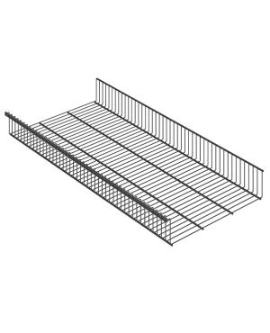 Полка-корзина GSb 90х40 графит